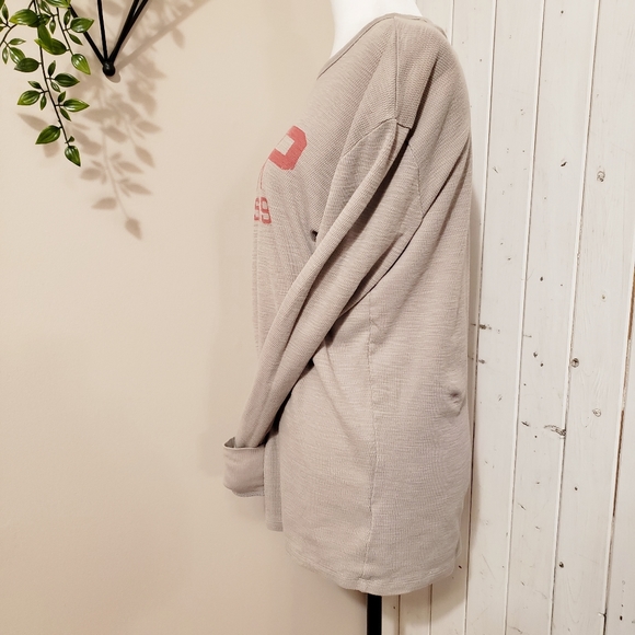 VINTAGE GAP WAFFLED LONG SLEEVE TEE COTTON… - Picture 7 of 10